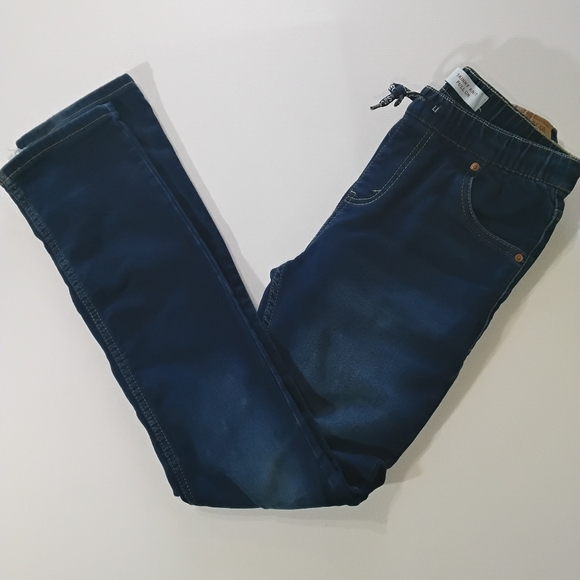 Levi's Other - Levis Skinny Jeans Youth 16 Regular Blue Denim Pull On Stretch Knit W28xL30